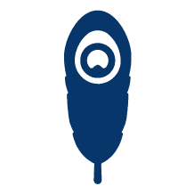 Blue Feather mark
